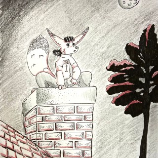 Weretober Day 11 – Fennec Fox